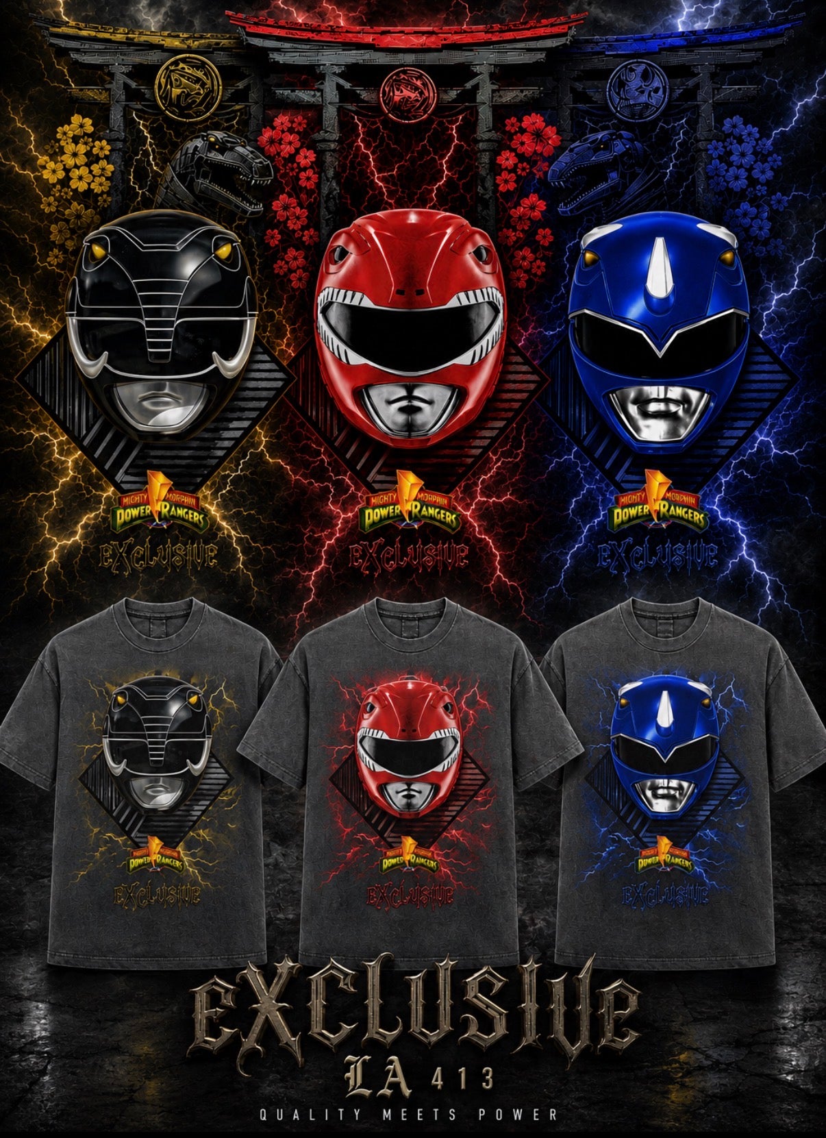 Power Rangers 3-Pack
