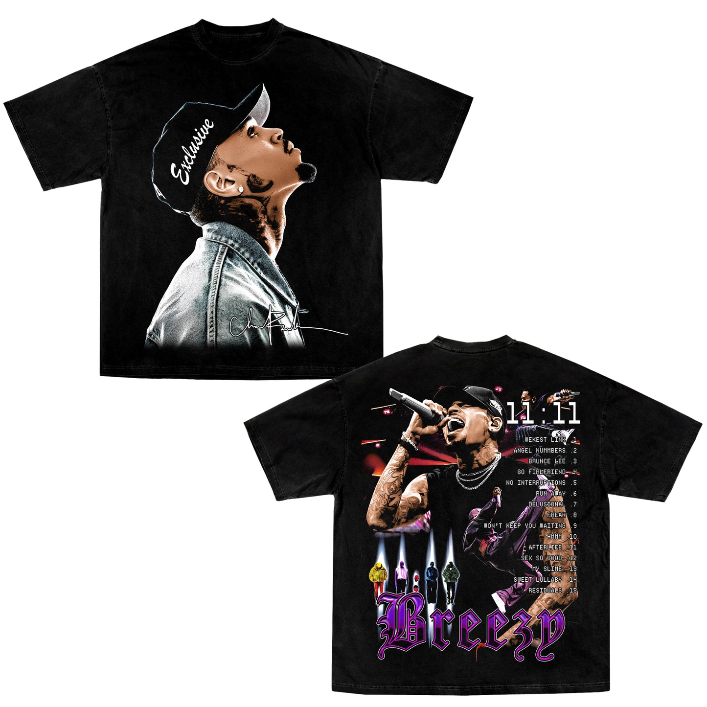Chris Brown Tour Tee 11:11
