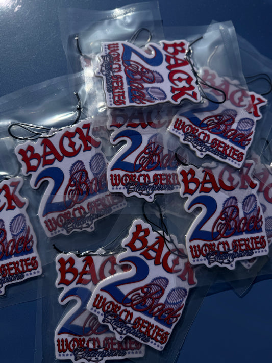 Back 2 Back Champions Air Freshener