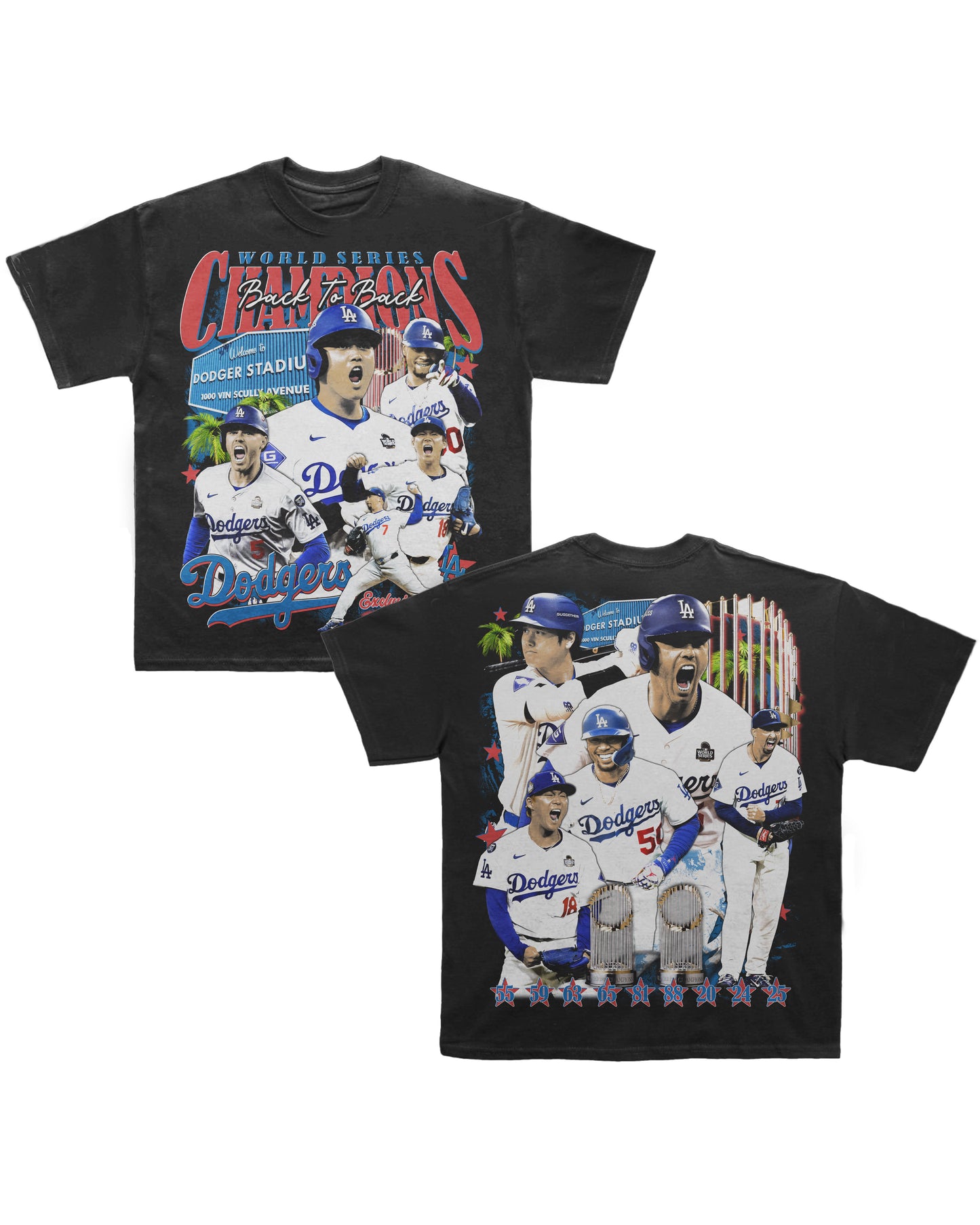 Los Angeles Dodgers 2025 World Series Champions Back To Back