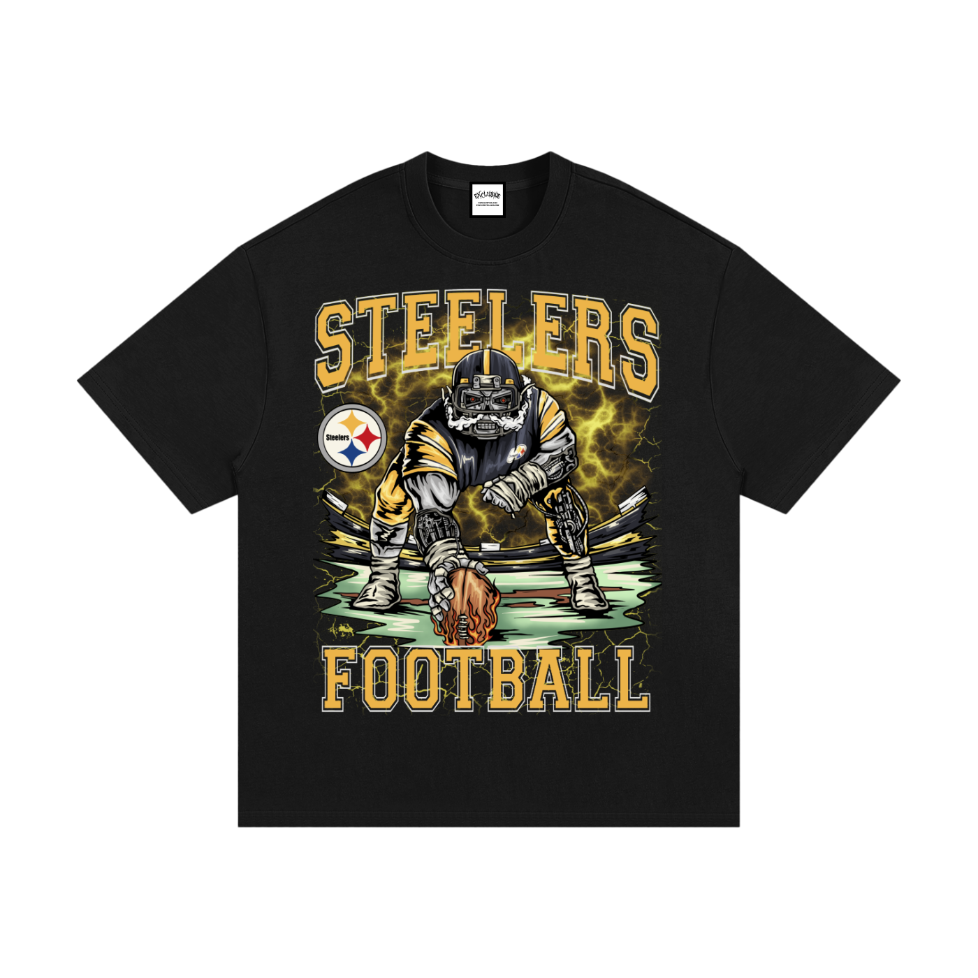 Steelers Skeleton 1.0 (Hand Drawn)